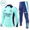 Sudadera De Entrenamiento Arsenal Cremallera De Cuarto 2024-25 Azul - Niño